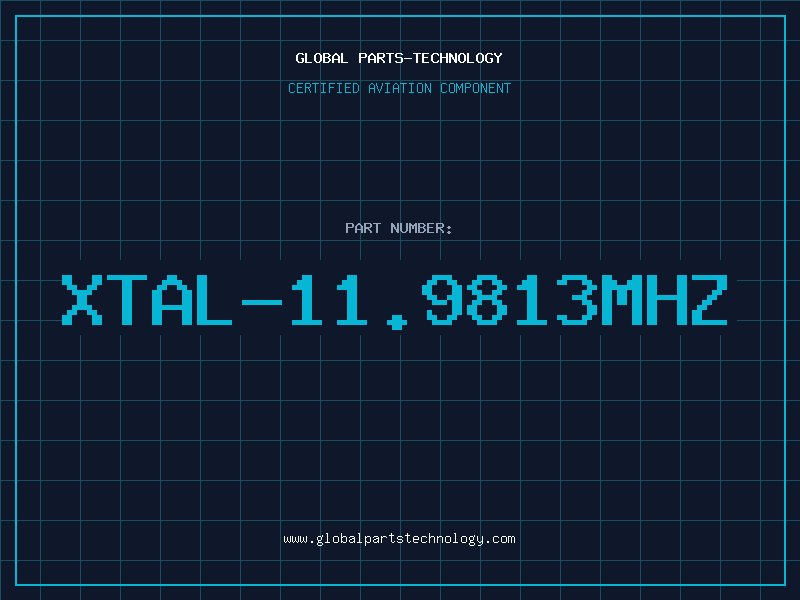 Aviation Part XTAL-11.9813MHZ
