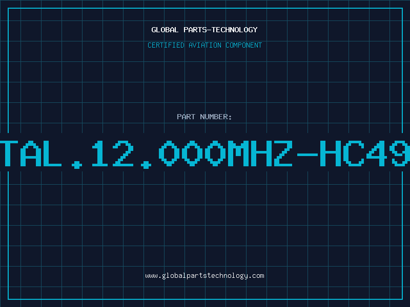 Aviation Part XTAL.12.000MHZ-HC49S