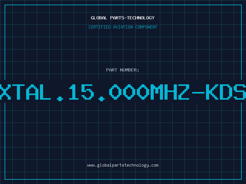 Aviation Part XTAL.15.000MHZ-KDS