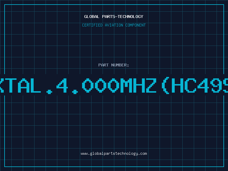 Aviation Part XTAL.4.000MHZ(HC49S