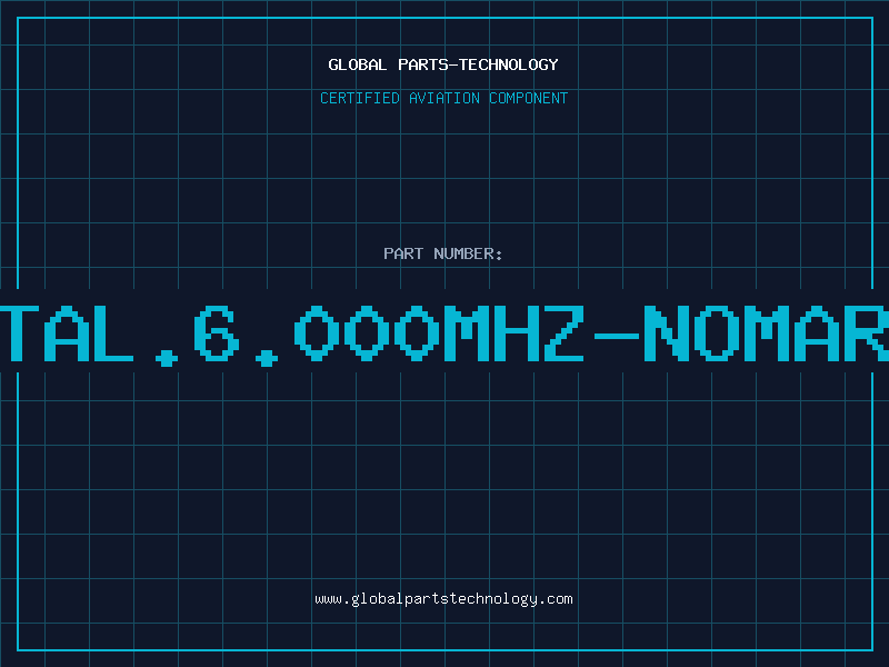 Aviation Part XTAL.6.000MHz-NOMARK