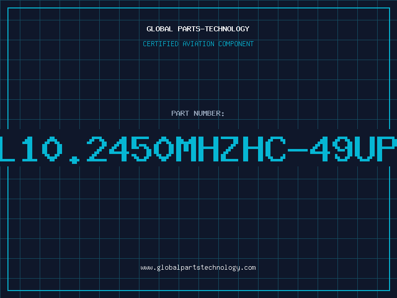 Aviation Part XTAL10.2450MHZHC-49UP20P