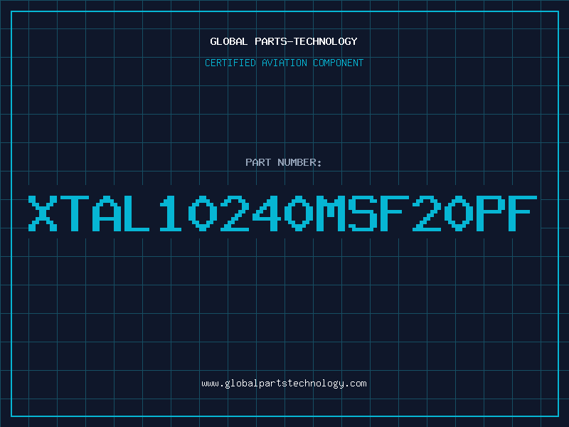 Aviation Part XTAL10240MSF20PF