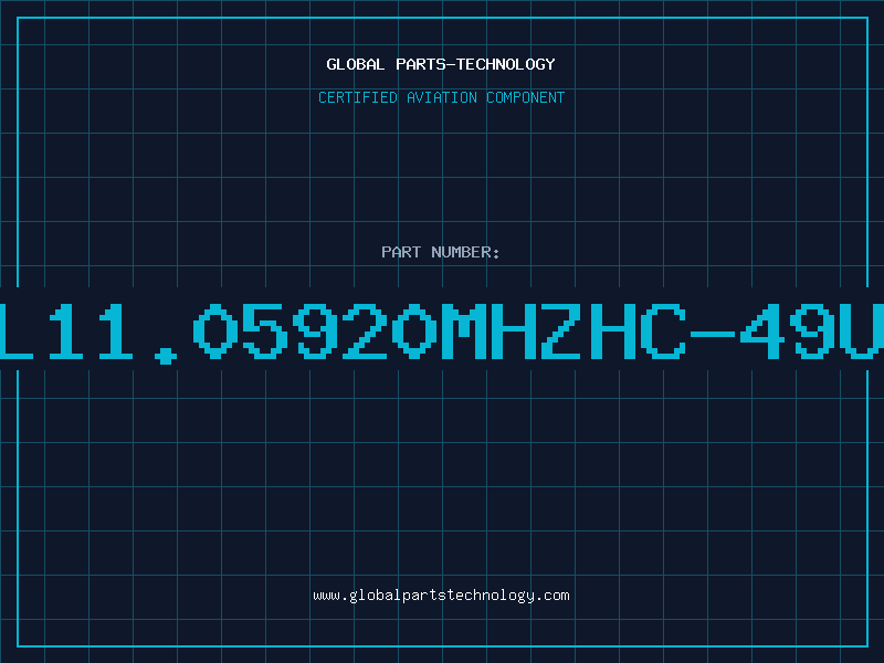 Aviation Part XTAL11.05920MHZHC-49UP32