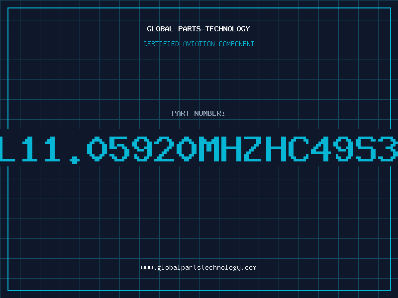 Aviation Part XTAL11.05920MHZHC49S32PF