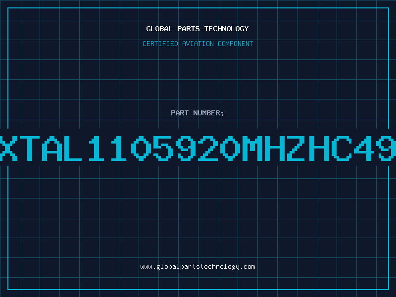 Aviation Part XTAL1105920MHZHC49