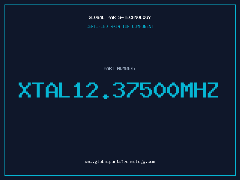 Aviation Part XTAL12.37500MHz