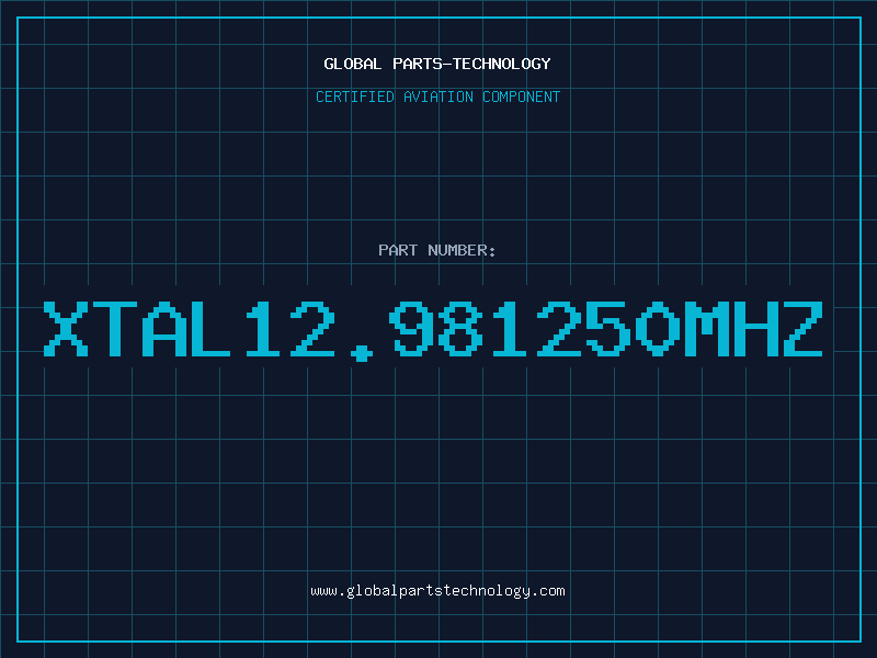 Aviation Part XTAL12.981250MHz