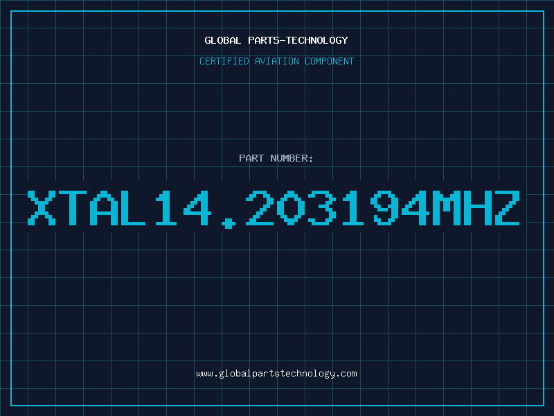 Aviation Part XTAL14.203194MHz