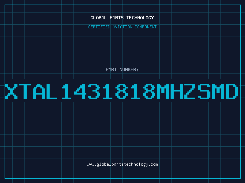 Aviation Part XTAL1431818MHZSMD