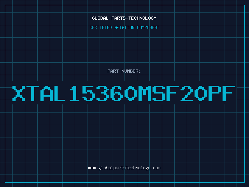 Aviation Part XTAL15360MSF20PF