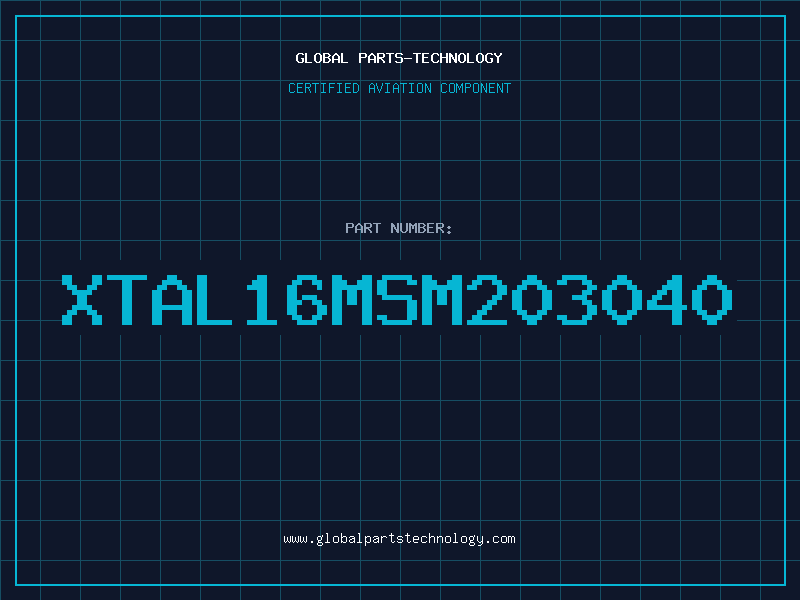 Aviation Part XTAL16MSM203040