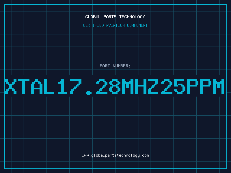Aviation Part XTAL17.28MHZ25PPM