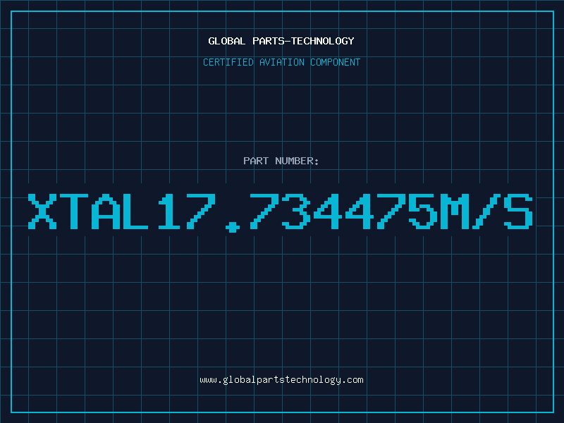 Aviation Part XTAL17.734475M/S