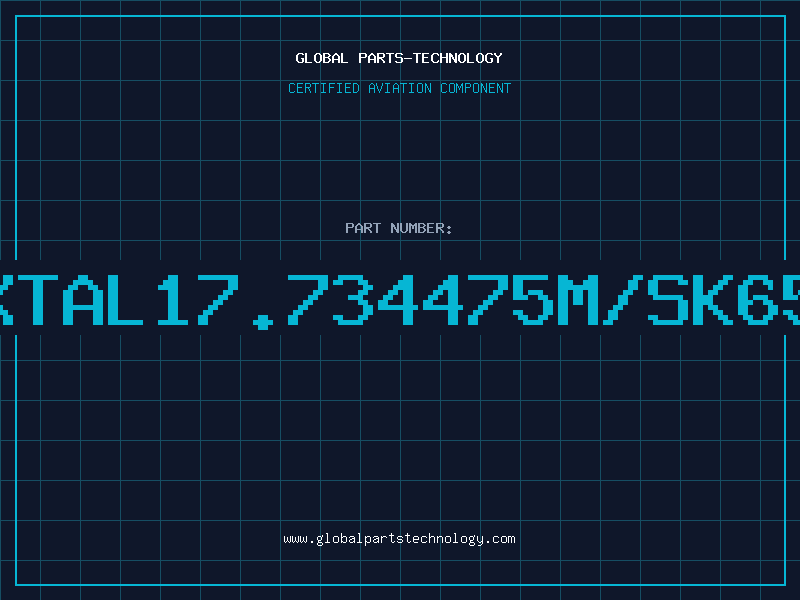 Aviation Part XTAL17.734475M/SK65