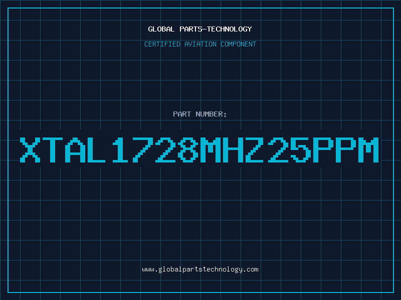 Aviation Part XTAL1728MHZ25PPM
