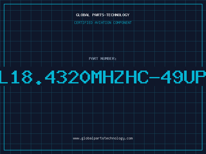Aviation Part XTAL18.4320MHZHC-49UP30P