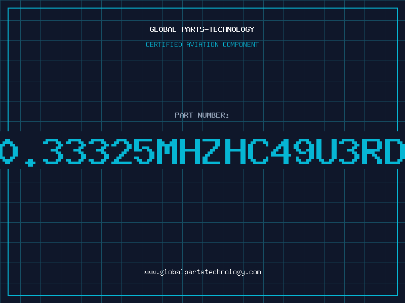 Aviation Part XTAL20.33325MHZHC49U3RD.32PF