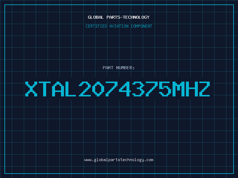 Aviation Part XTAL2074375MHZ