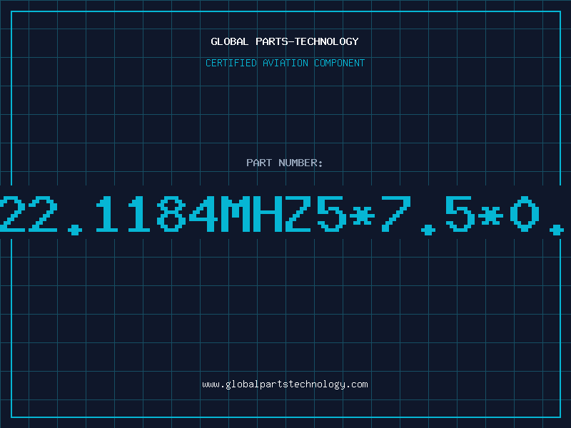 Aviation Part XTAL22.1184MHz5*7.5*0.9SMD