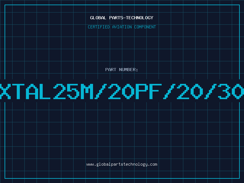 Aviation Part XTAL25M/20PF/20/30