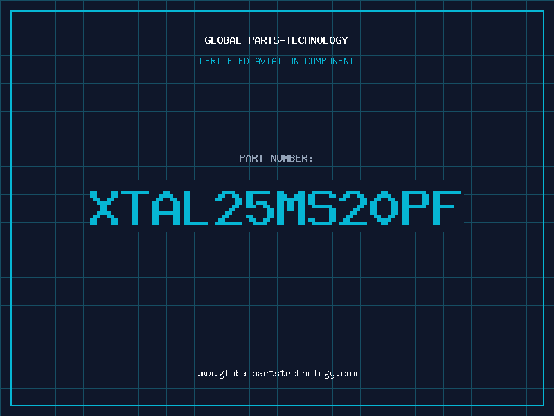 Aviation Part XTAL25MS20PF