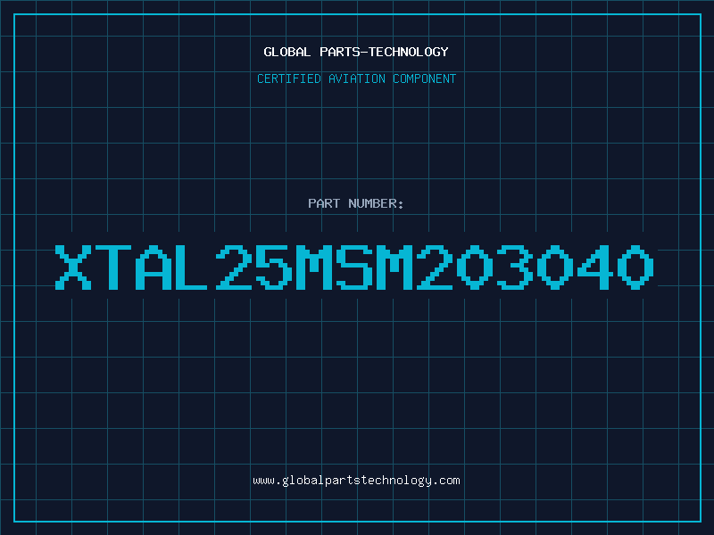 Aviation Part XTAL25MSM203040