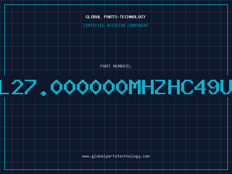 Aviation Part XTAL27.000000MHZHC49USER