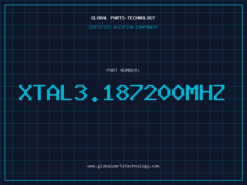 Aviation Part XTAL3.187200MHz