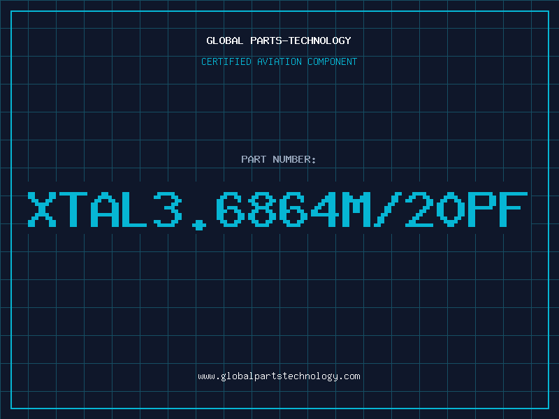 Aviation Part XTAL3.6864M/20PF
