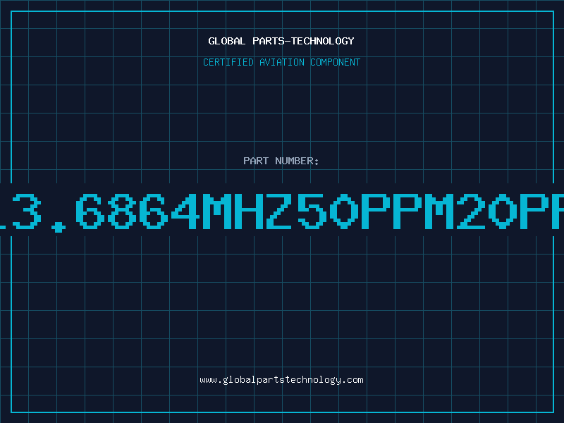 Aviation Part XTAL3.6864MHZ50PPM20PFSMD