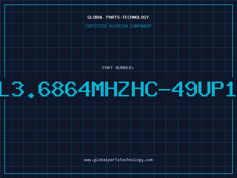 Aviation Part XTAL3.6864MHZHC-49UP16PF