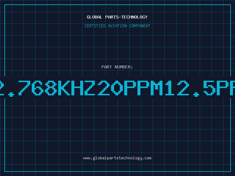 Aviation Part XTAL32.768KHZ20PPM12.5PFSMD48