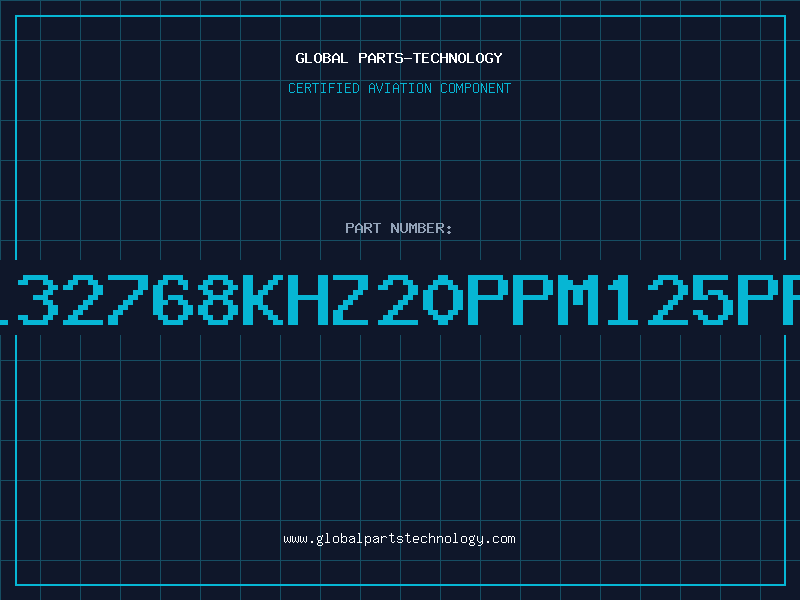 Aviation Part XTAL32768KHZ20PPM125PFSMD