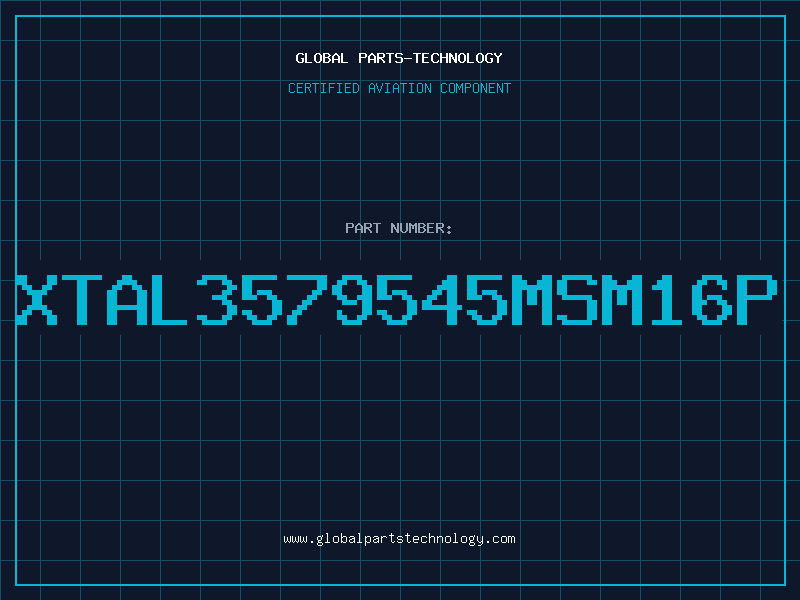 Aviation Part XTAL3579545MSM16P