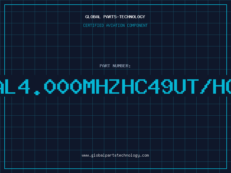 Aviation Part XTAL4.000MHzHC49UT/HOLE