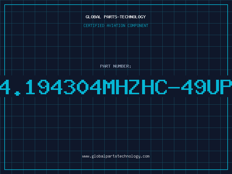 Aviation Part XTAL4.194304MHZHC-49UP20PF