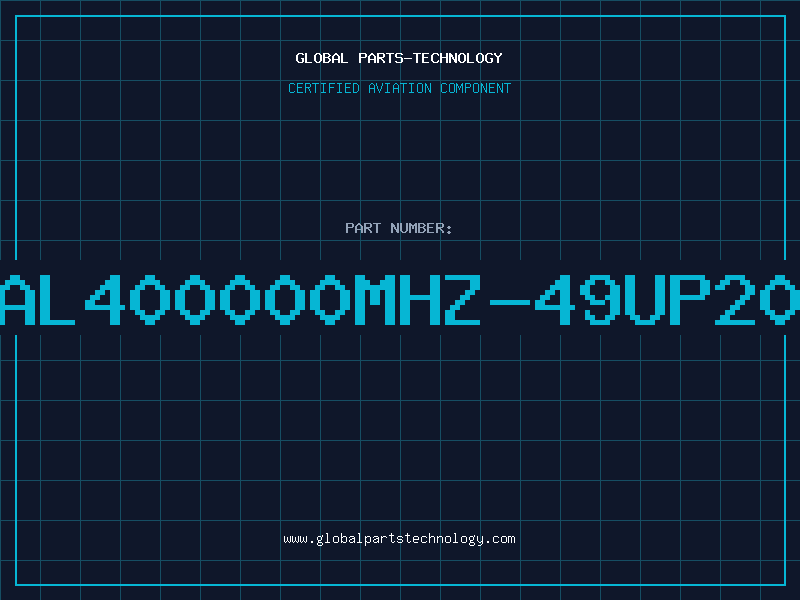 Aviation Part XTAL400000MHZ-49UP20PF