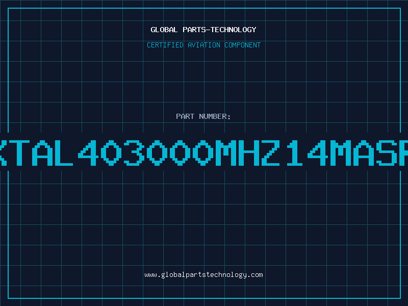 Aviation Part XTAL403000MHZ14MASR