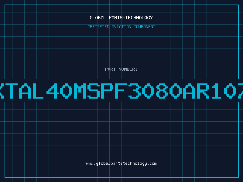 Aviation Part XTAL40MSPF3080Ar107