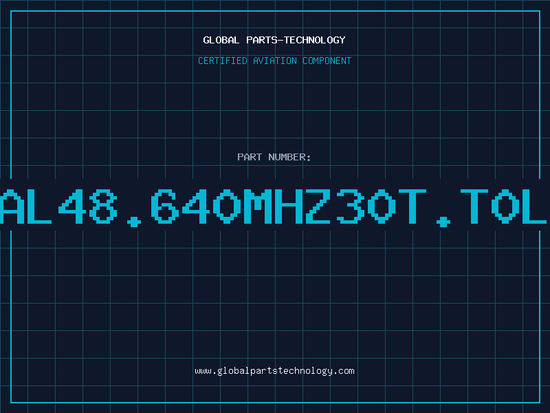 Aviation Part XTAL48.640MHZ30T.T0L/S
