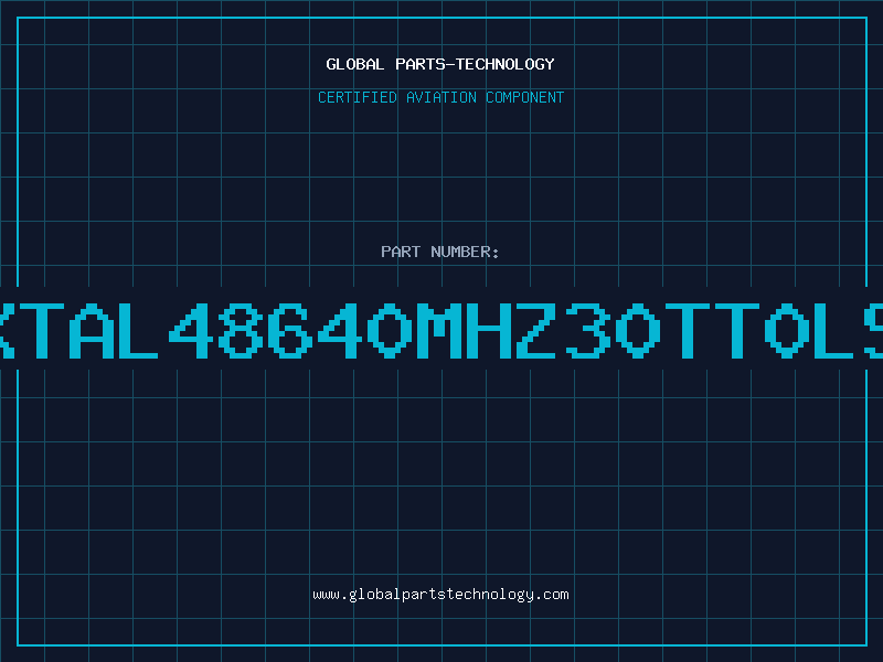 Aviation Part XTAL48640MHZ30TT0LS