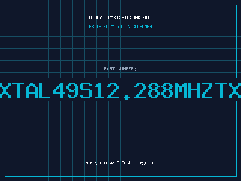 Aviation Part XTAL49S12.288MHzTX