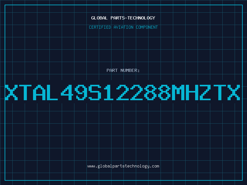 Aviation Part XTAL49S12288MHzTX