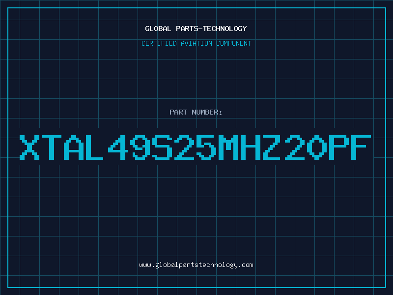 Aviation Part XTAL49S25MHZ20PF