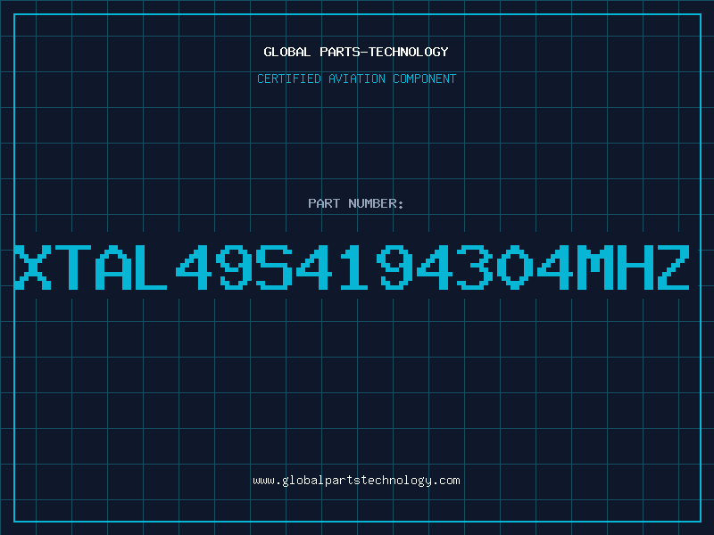 Aviation Part XTAL49S4194304MHZ