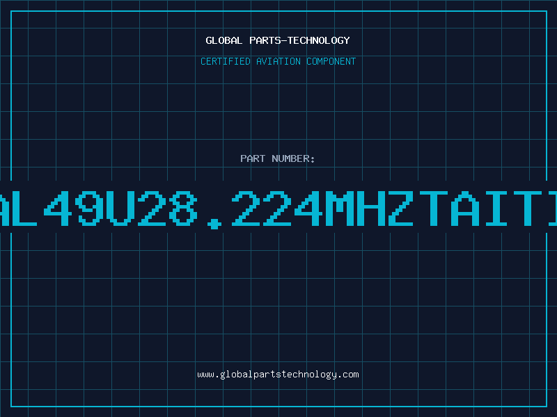 Aviation Part XTAL49U28.224MHZTAITIEN