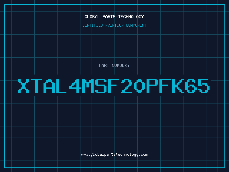 Aviation Part XTAL4MSF20PFK65
