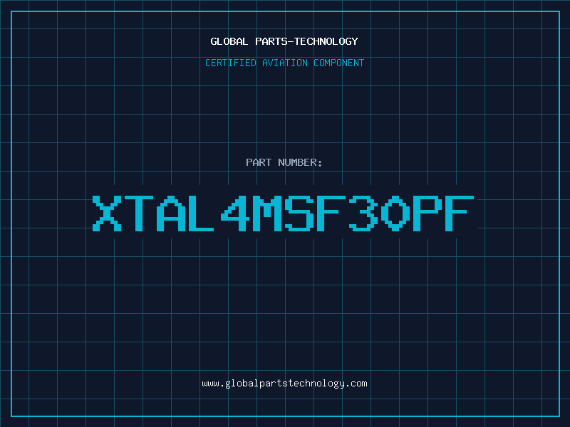 Aviation Part XTAL4MSF30PF