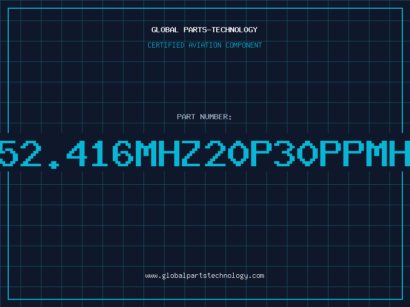 Aviation Part XTAL52.416MHZ20P30PPMHC49U